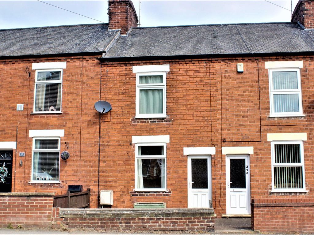 2 bed terraced house for sale in Elmton Road, Worksop, Nottinghamshire