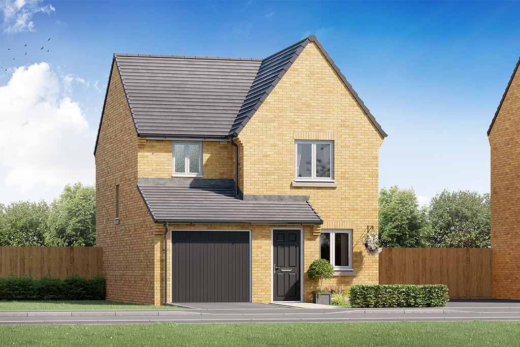 New home, 3 bed property for sale in "The Staveley" at Moorside Road
