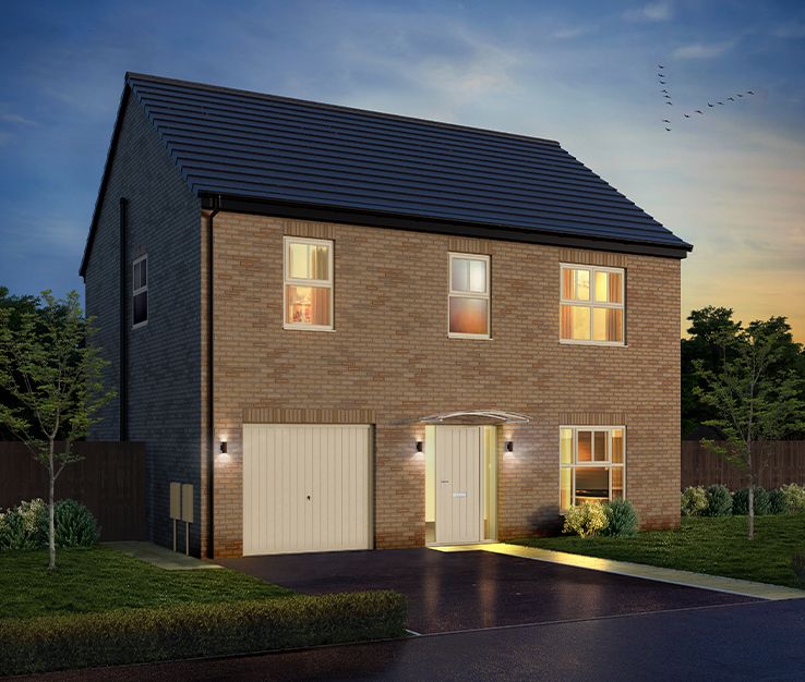 New home, 4 bed detached house for sale in Dunston Road, Chesterfield