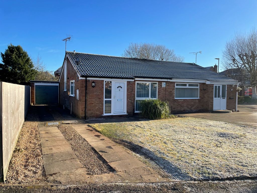 2 bed semidetached bungalow for sale in Hobby Close, Broughton Astley
