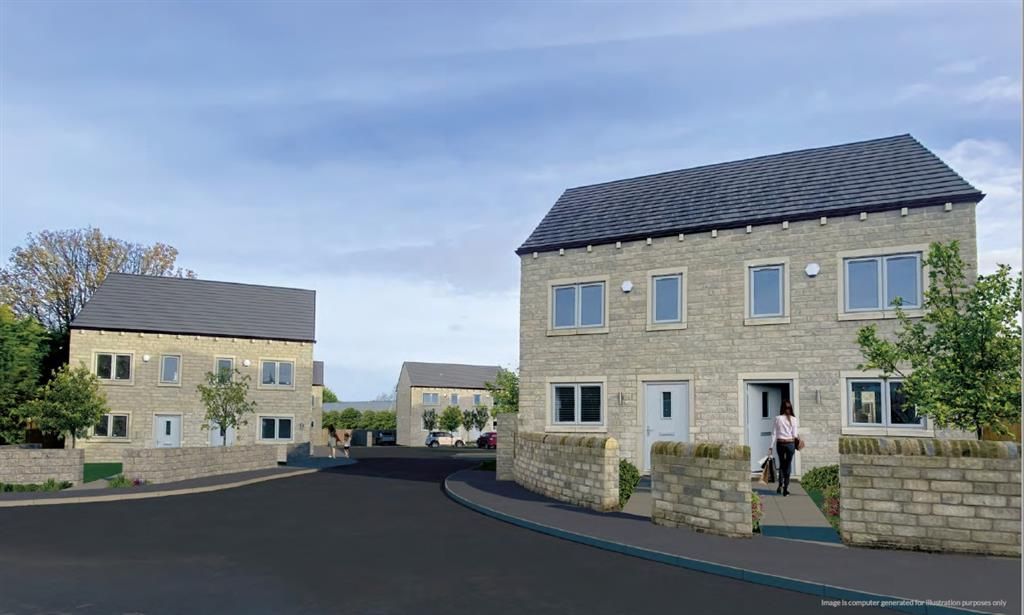 New home, 3 bed semidetached house for sale in Conifer Gardens, Richardshaw Road, Pudsey LS28