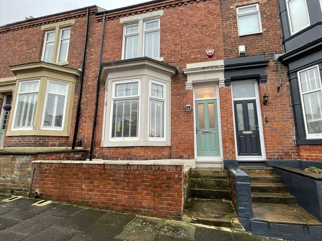2 bed terraced house for sale in Madeira Terrace, South Shields NE33, £