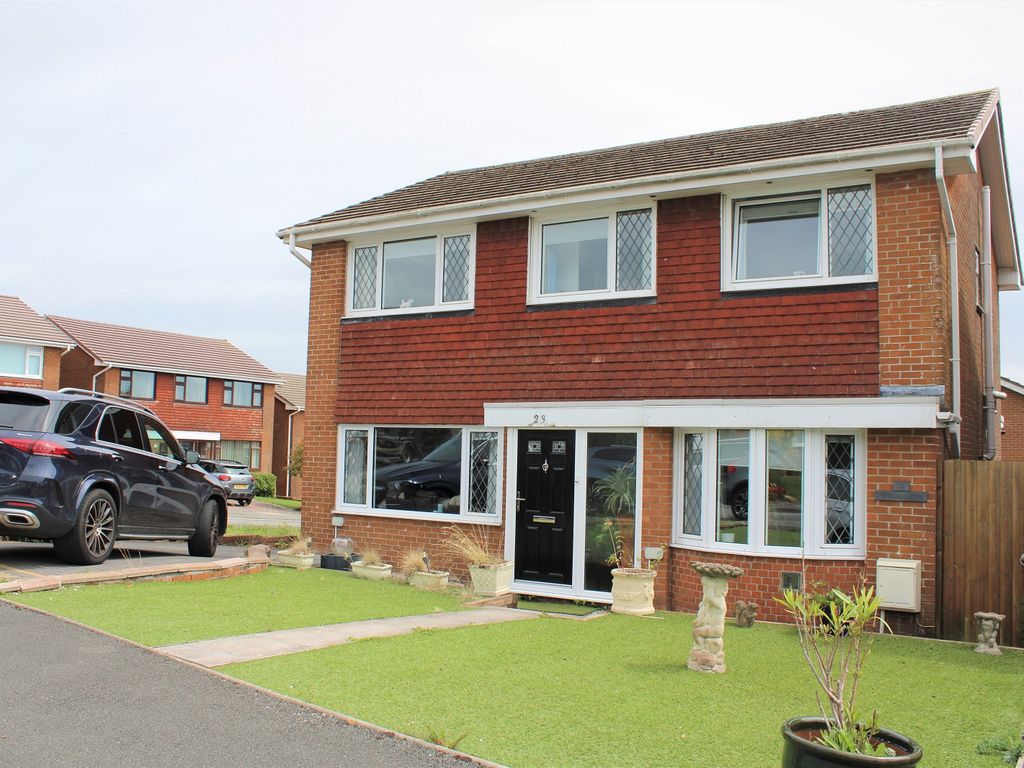4 bed detached house for sale in The Willows, Brackla, Bridgend