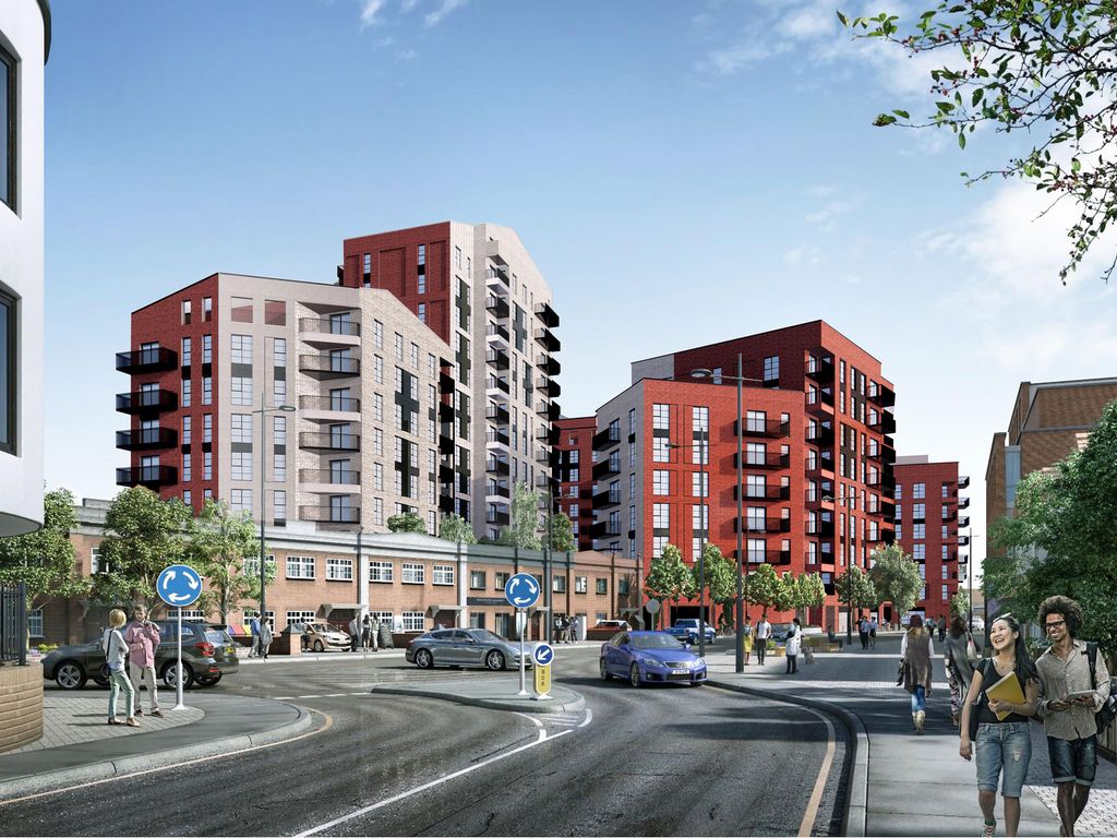 New home, 2 bed flat for sale in Burlington Road, New Malden KT3, £