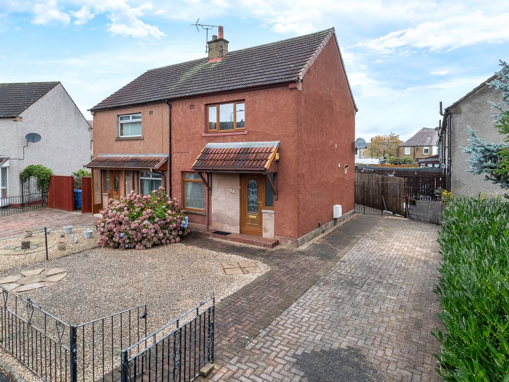 2 bed semidetached house for sale in Gunn Road, Grangemouth FK3, £