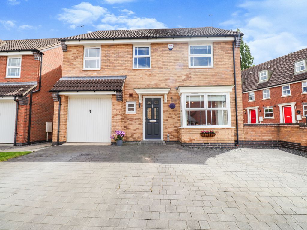 4 bed detached house for sale in Percival Way, Groby, Leicester