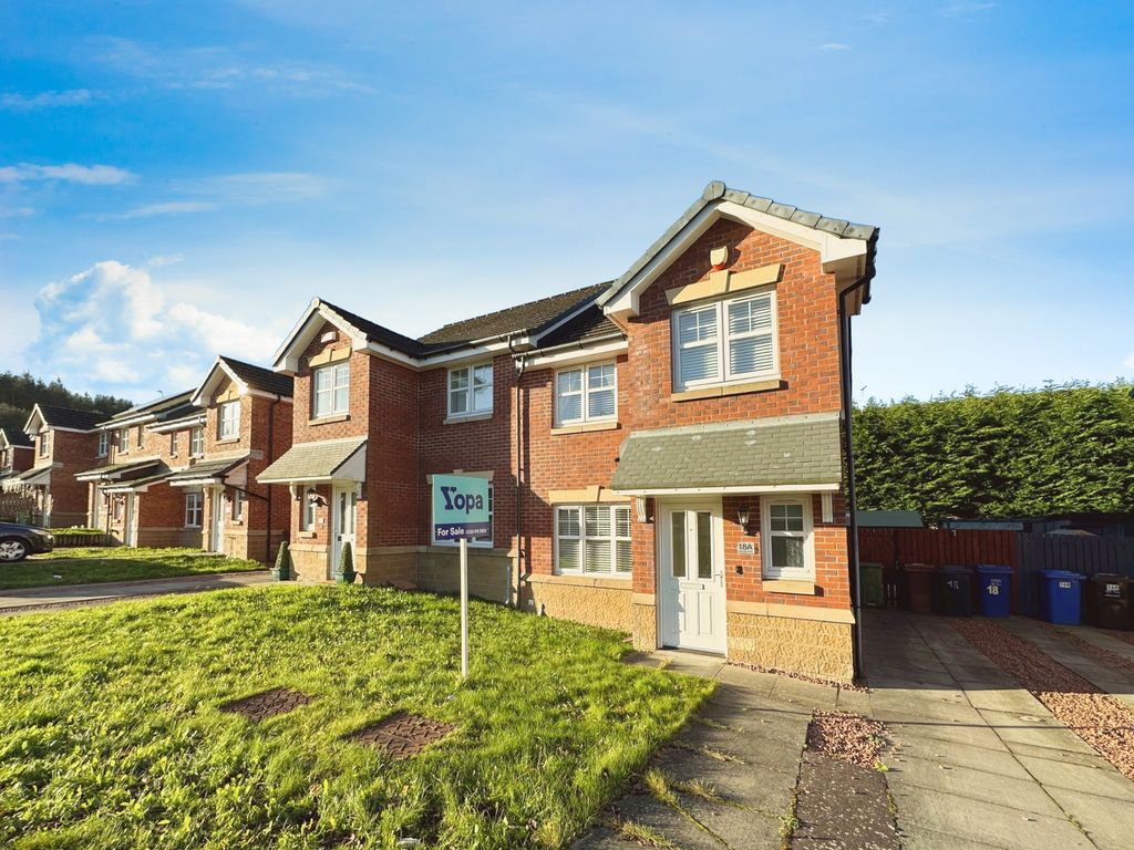 3 bed semidetached house for sale in Glenvilla Circle, Paisley PA2, £