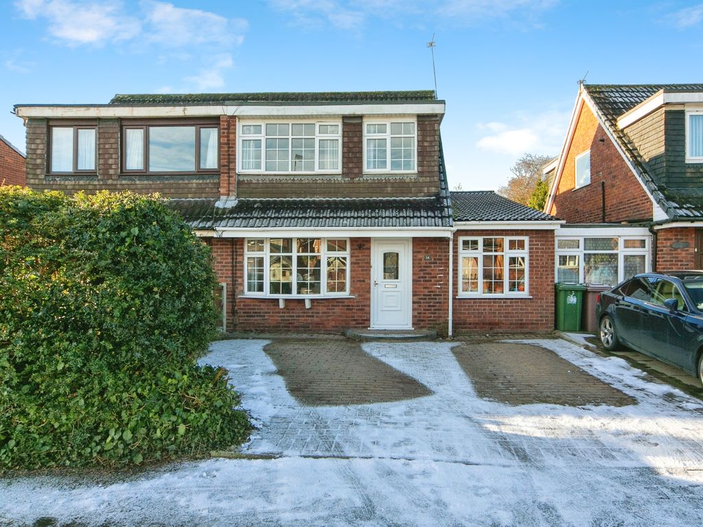 3 bed semidetached house for sale in Sherman Drive, Rainhill L35, £