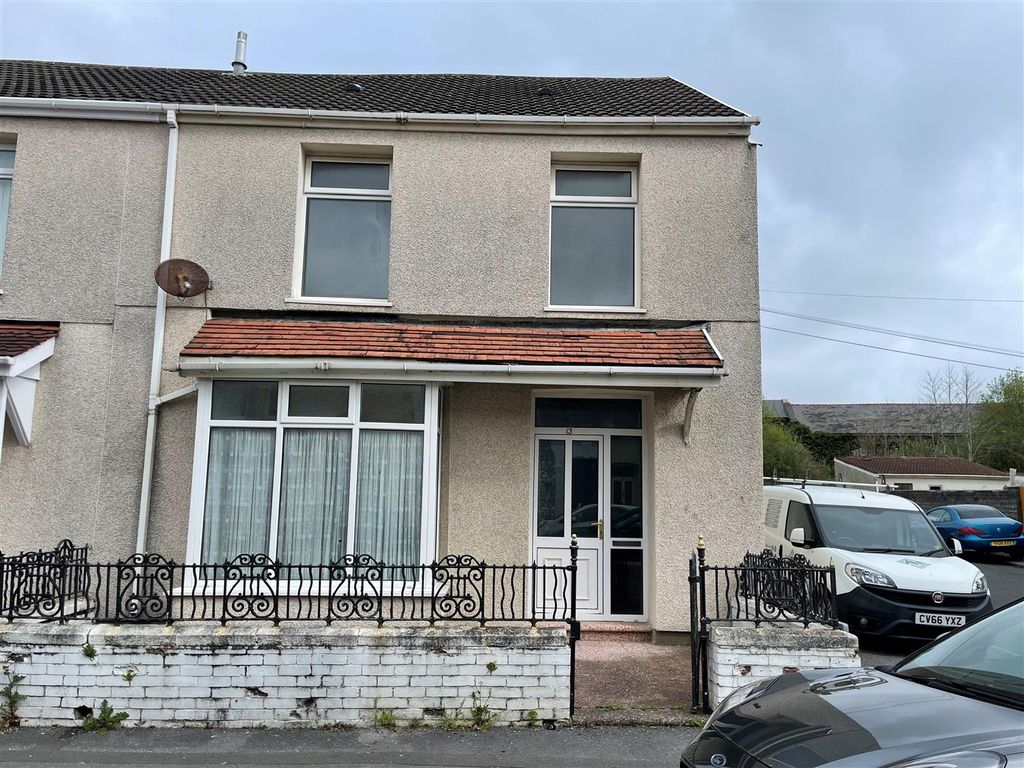 3 bed semidetached house for sale in Trinity Road, Llanelli SA15, £