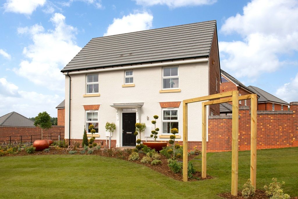 New home, 3 bed detached house for sale in "Hadley" at Shaftmoor Lane