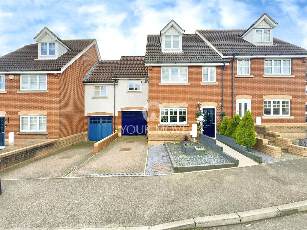 4 bed terraced house for sale in Reservoir Close, Greenhithe, Kent DA9