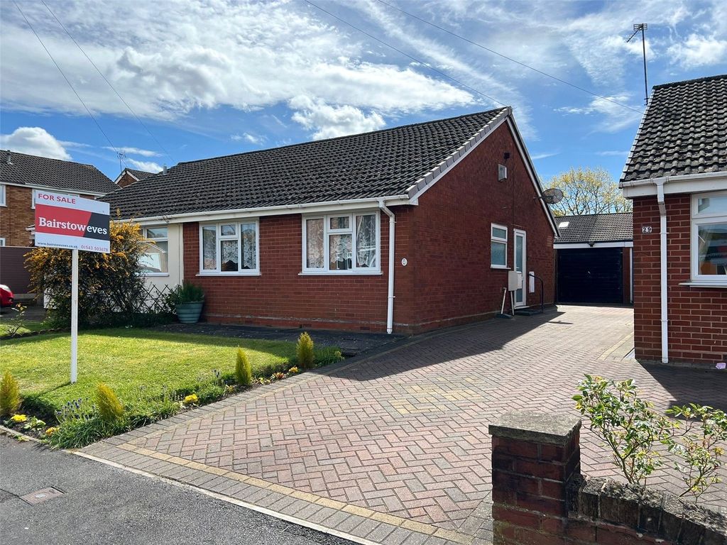 2 bed bungalow for sale in Langdale Drive, Cannock, Staffordshire WS11