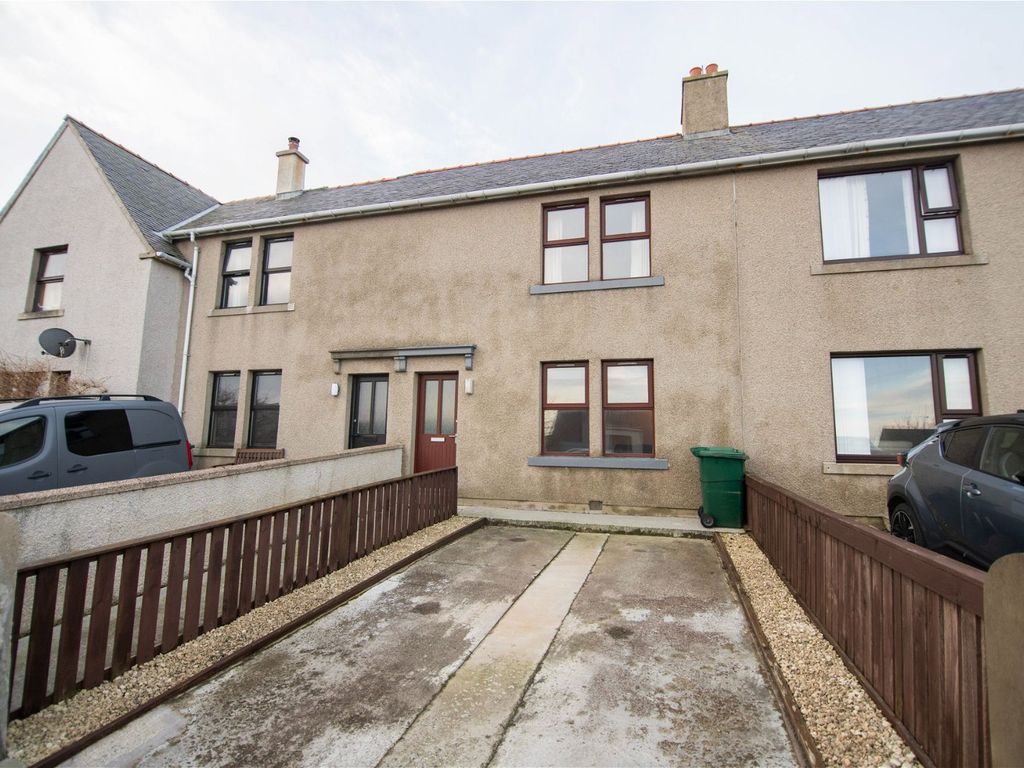 3 bed terraced house for sale in Twageos Road, Lerwick, Shetland ZE1, £