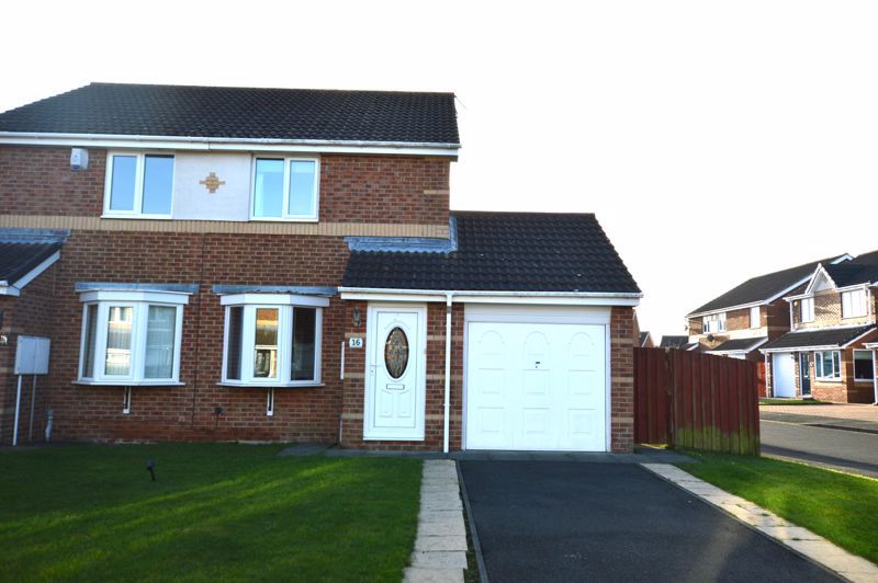 2 bed semidetached house for sale in Larchwood Drive, Ashington NE63
