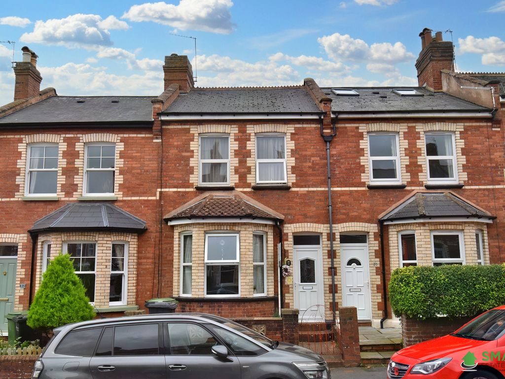 3 bed terraced house for sale in Manston Road, Exeter EX1, £300,000