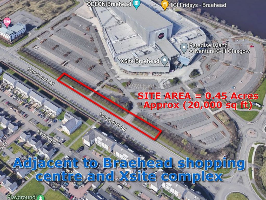 Land for sale in Kings Inch Road, Braehead, Renfrew PA4, £5,000 Zoopla