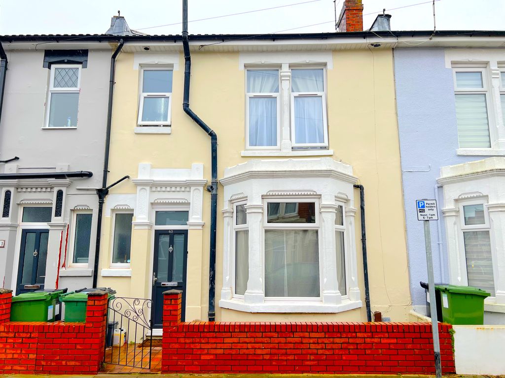 3 bed terraced house for sale in Kimberley Road, Southsea PO4, £360,000 Zoopla