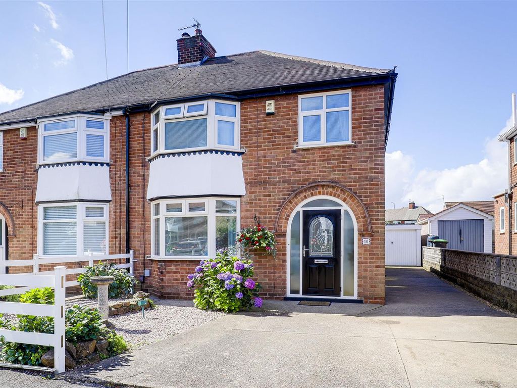 3 bed semidetached house for sale in Leadale Avenue, Hucknall, Nottinghamshire NG15, £285,000