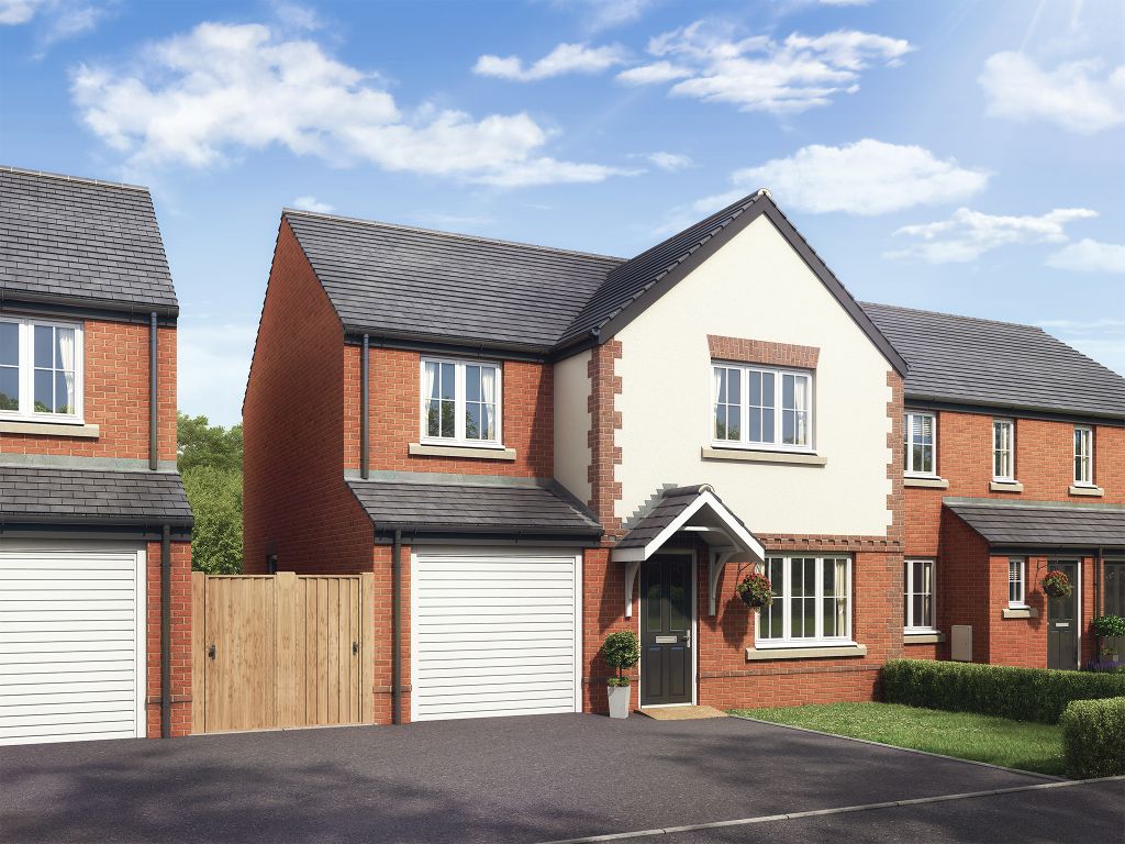 New home, 4 bed detached house for sale in "The Roseberry" at Boughton