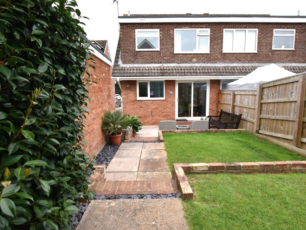 3 bed semidetached house for sale in Meadow View Road, Exmouth, Devon