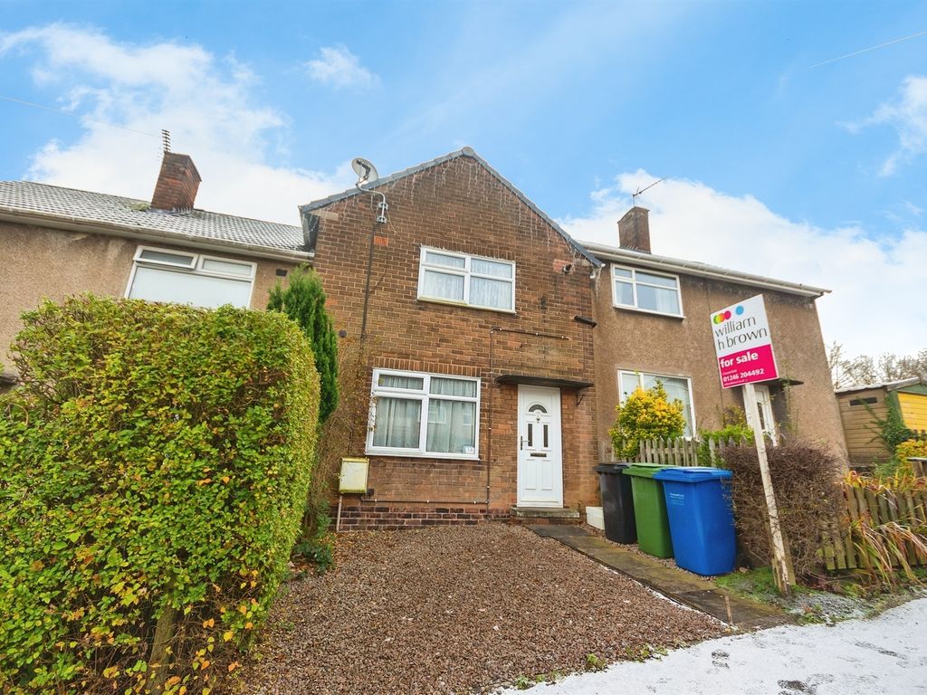 2 bed terraced house for sale in Barnes Road, Chesterfield S41, £