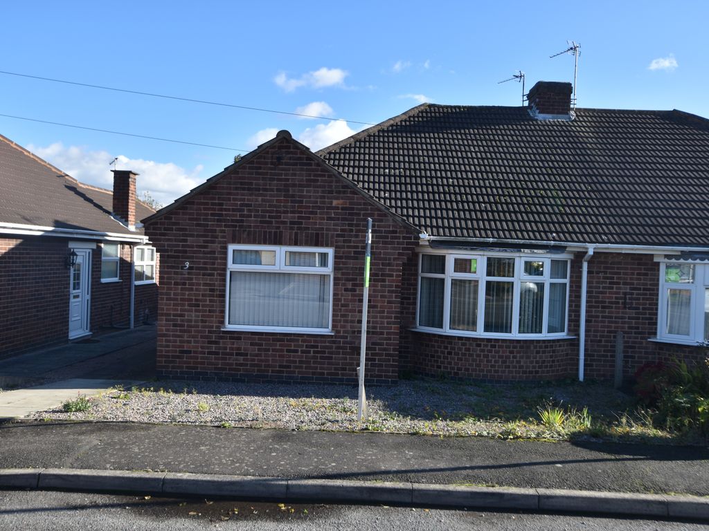 2 bed semidetached bungalow for sale in Radnor Drive, Shepshed LE12, £