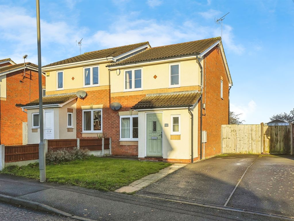 3 bed semidetached house for sale in Brookfield Way, Heanor DE75, £
