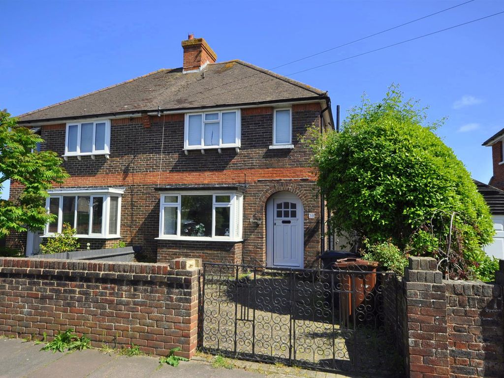 3 bed semidetached house for sale in Kingston Road, Hampden Park, Eastbourne BN22, £285,000