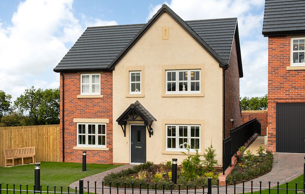 New home, 4 bed detached house for sale in "Robinson" at Main Road