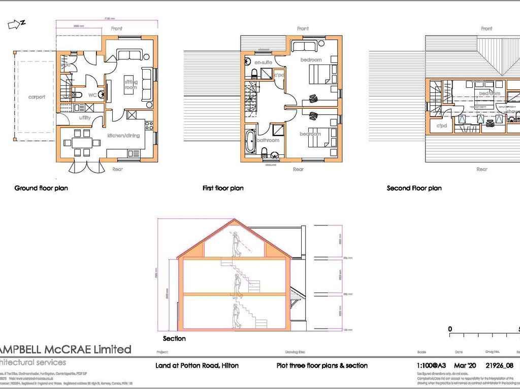 Land for sale in Potton Road, Hilton, Huntingdon PE28, £200,000 Zoopla