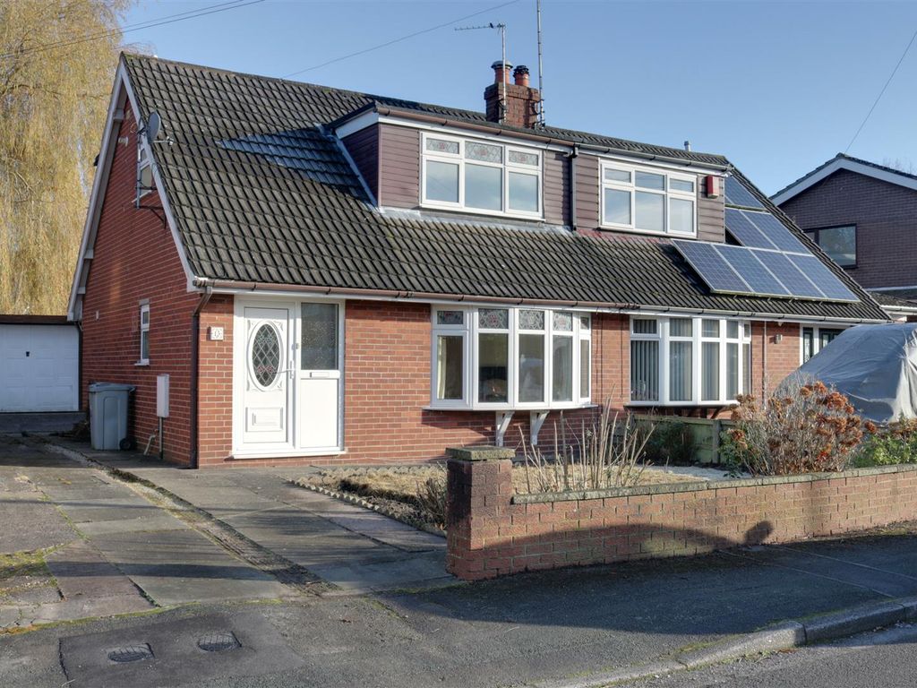 3 bed semidetached house for sale in Bracken Close, Rode Heath, Stoke