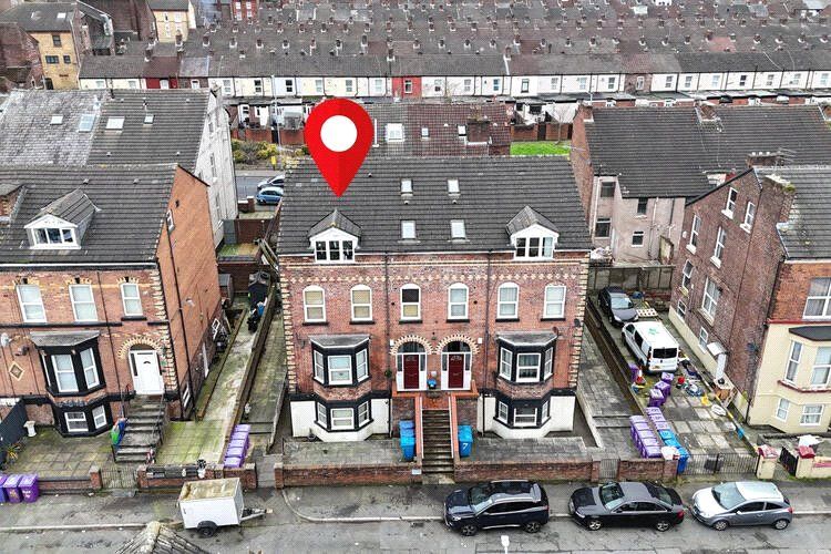 1 bed flat for sale in Radnor Place, Tuebrook, Liverpool L6, £20,000