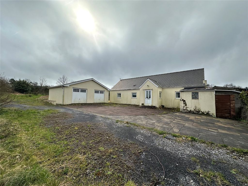 2 bed bungalow for sale in Cross Inn, Laugharne, Carmarthen SA33, £