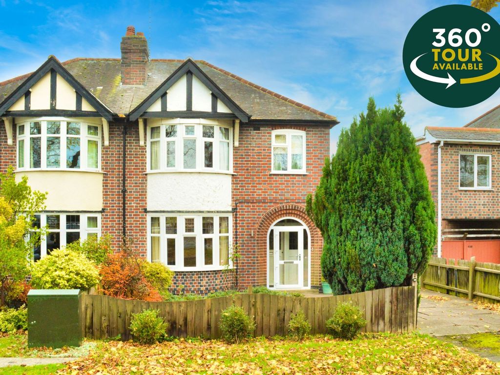 3 bed semidetached house for sale in Welford Road, Knighton, Leicester