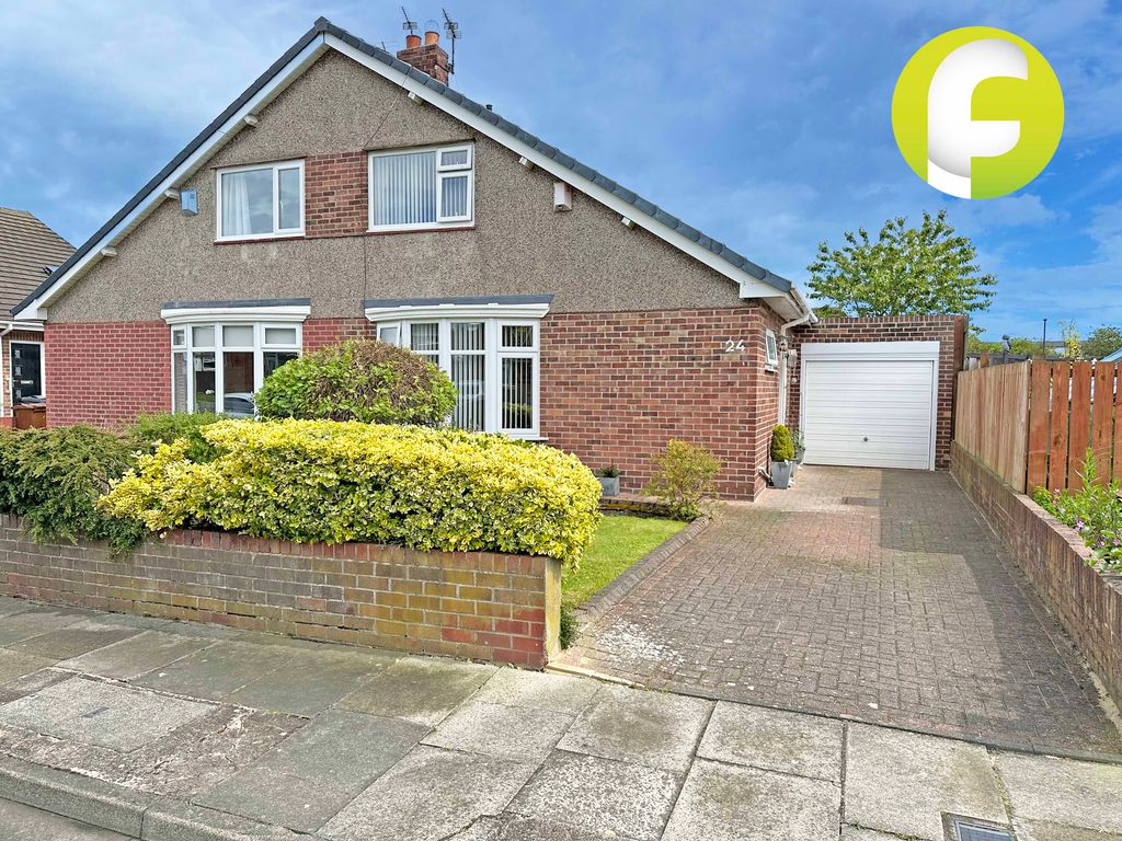 2 bed semidetached house for sale in Chirton Hill Drive, North Shields