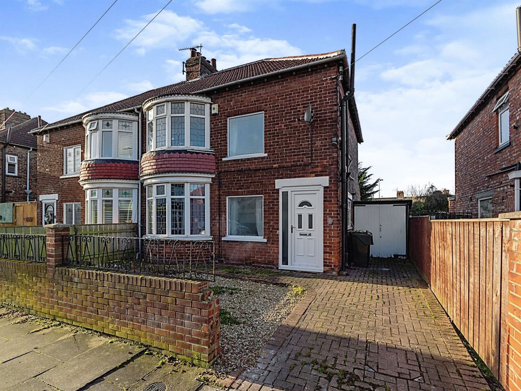3 bed semidetached house for sale in Balfour Terrace, Middlesbrough