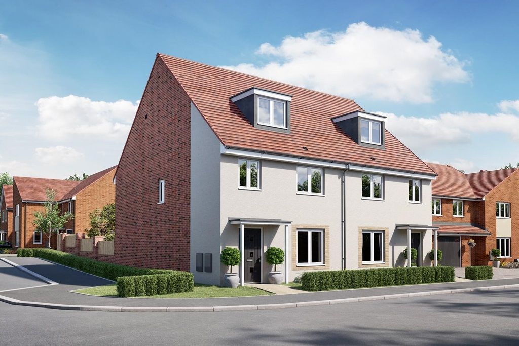 New home, 4 bed semidetached house for sale in "The Elliston Plot
