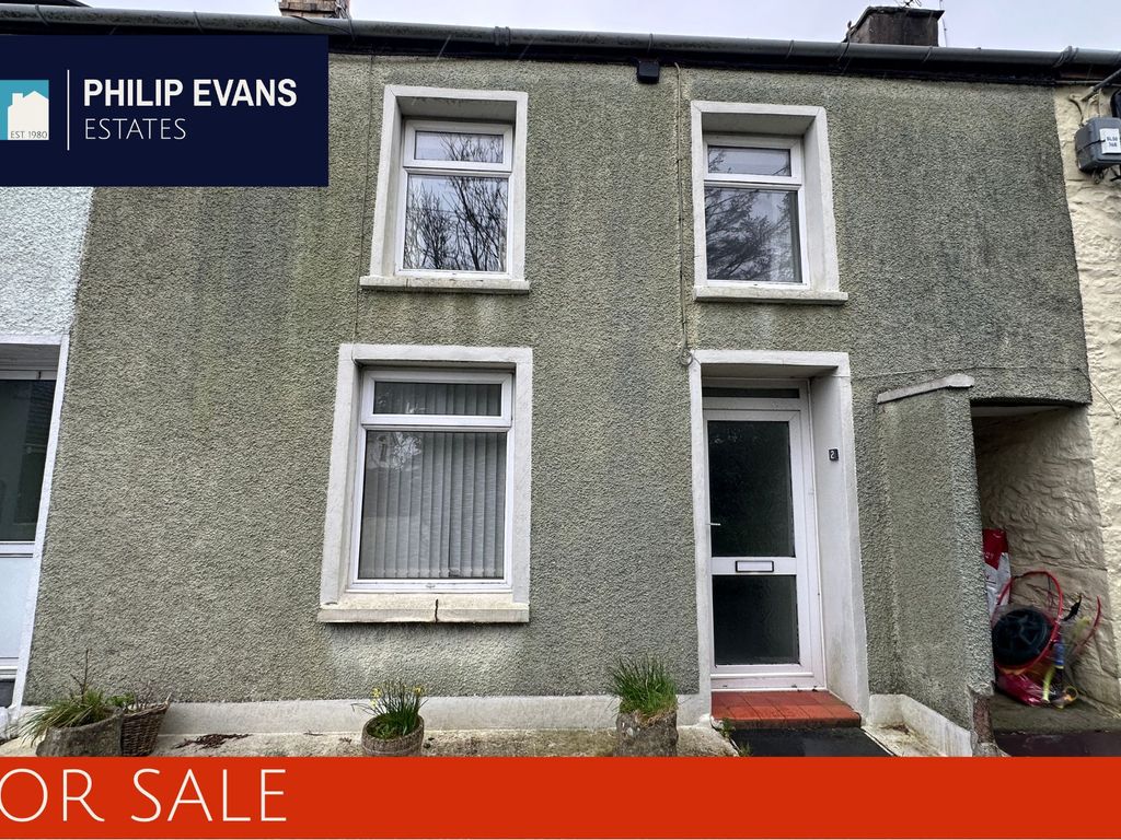2 bed terraced house for sale in Glanrafon Terrace, Llanrhystud SY23, £