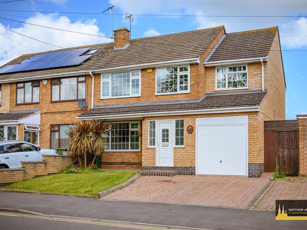 4 bed semidetached house for sale in Quorn Way, Binley, Coventry CV3