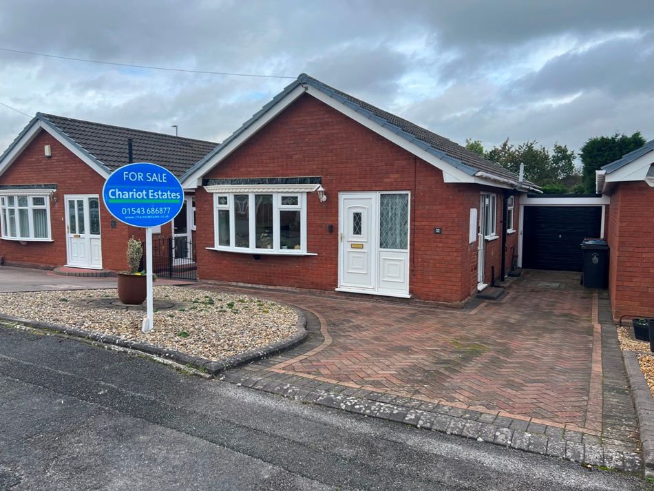 2 bed detached bungalow for sale in Chase Vale, Burntwood WS7, £240,000