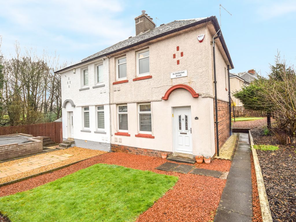2 bed semidetached house for sale in Burnbank Road, Hamilton ML3, £