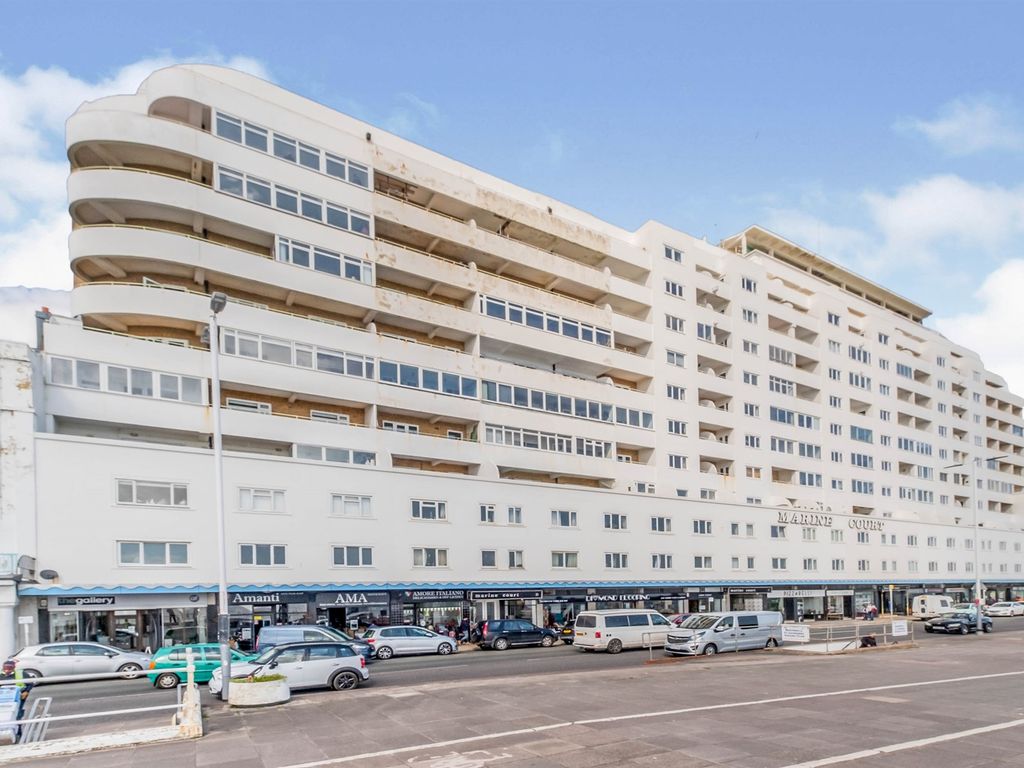 1 bed flat for sale in Marine Court, St. LeonardsOnSea TN38, £50,000