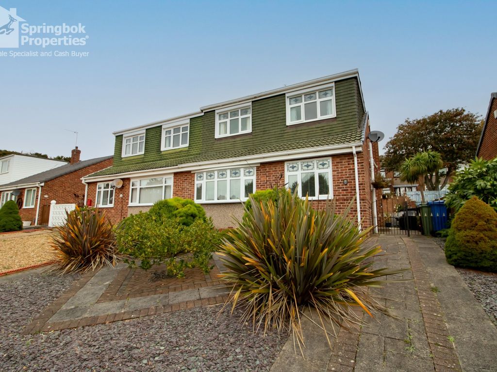 3 bed semidetached house for sale in Eastdene, Peterlee, Durham SR8, £