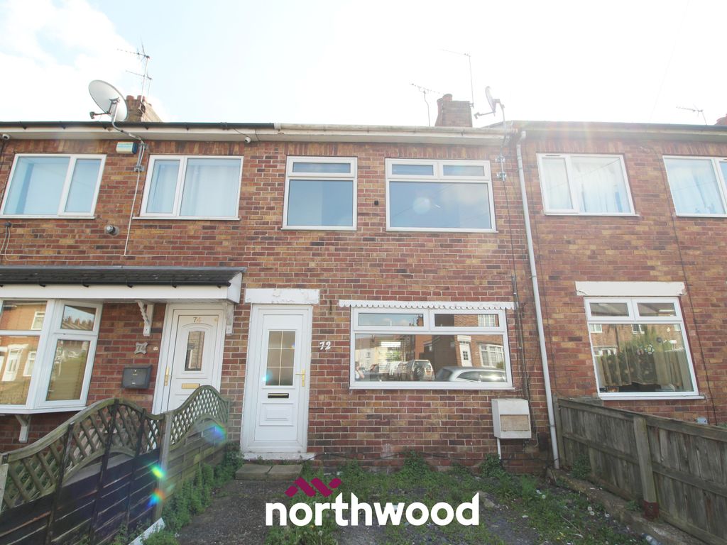 2 bed terraced house to rent in Burton Avenue, Balby, Doncaster DN4, £