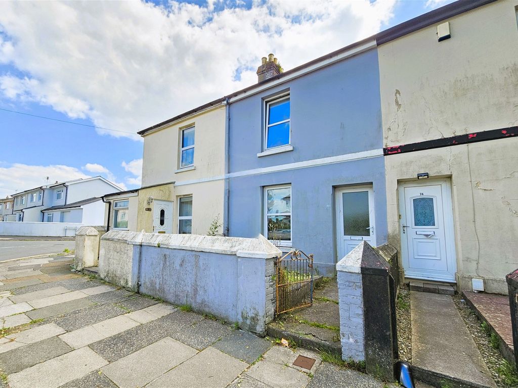 2 bed terraced house for sale in Coombe Park Lane, Plymouth PL5, £
