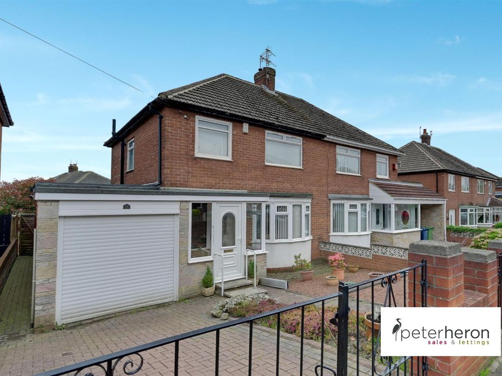 3 bed semi-detached house for sale in Broadmayne Avenue, High Barnes ...