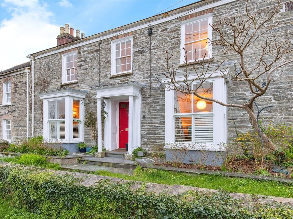 4 bed terraced house for sale in Whiterock Terrace, Wadebridge PL27, £