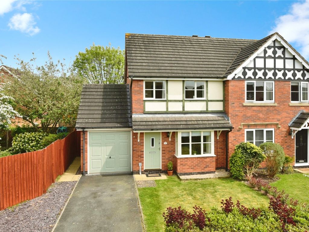 3 bed semidetached house for sale in Clonners Field, Stapeley, Nantwich, Cheshire CW5, £250,000