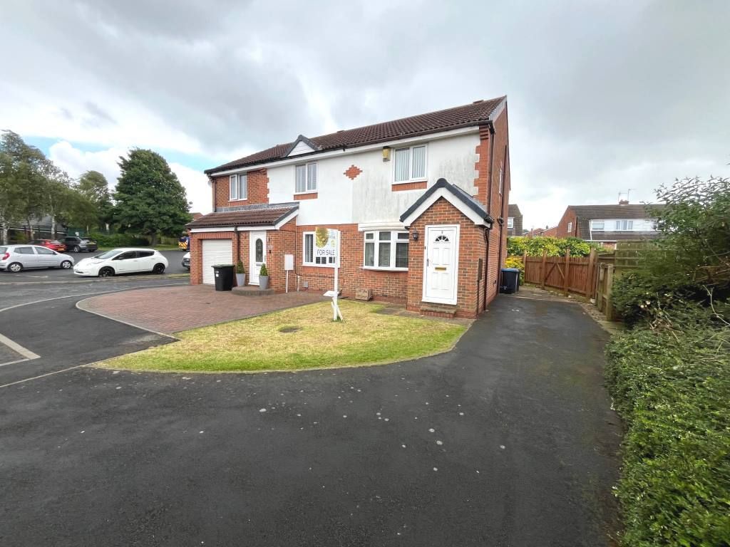 2 bed semidetached house for sale in Iris Crescent, Ouston, Chester Le
