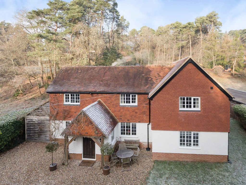 6 bed detached house for sale in Dene Lane, Lower Bourne, Farnham GU10